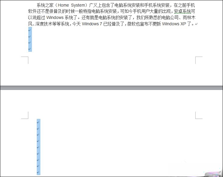 怎么删除Word中的空白页？去掉Word文档空白页面的方法。(5)
