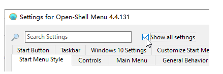 Open Shell Menu(windows经典开始菜单软件) v4.4.148官方版