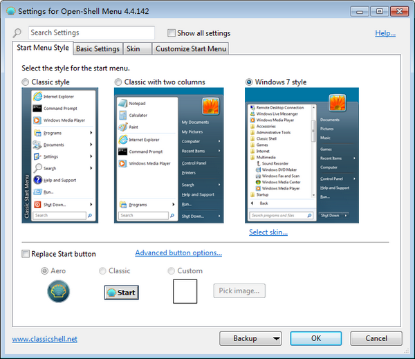 Open Shell Menu(windows经典开始菜单软件) v4.4.148官方版