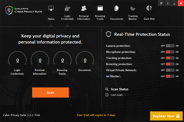 Cyber Privacy Suite(上网安全软件) v3.4.0免费版