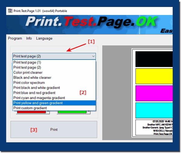 Print.Test.Page.OK(测试页打印工具)下载 v1.21官方版  (1)