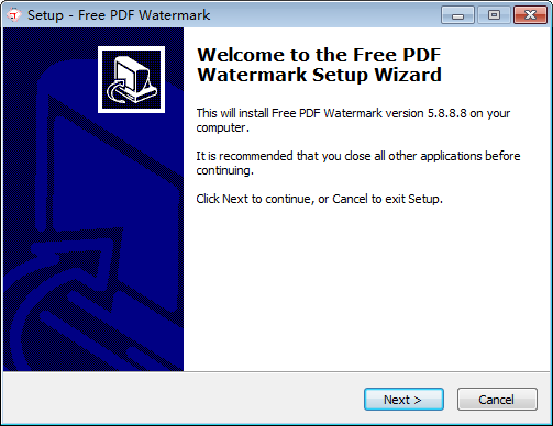 Free PDF Watermark(PDF水印工具) v5.8.8.8免费版
