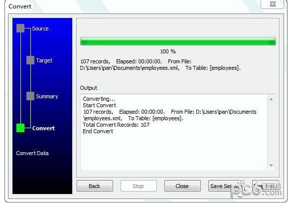 XmlToSqlite(Xml导入Sqlite工具) v2.1官方版