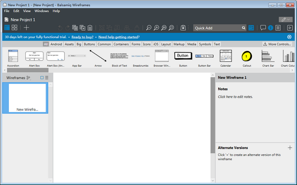 线框图软件(Balsamiq Wireframes) v4.1.2免费版