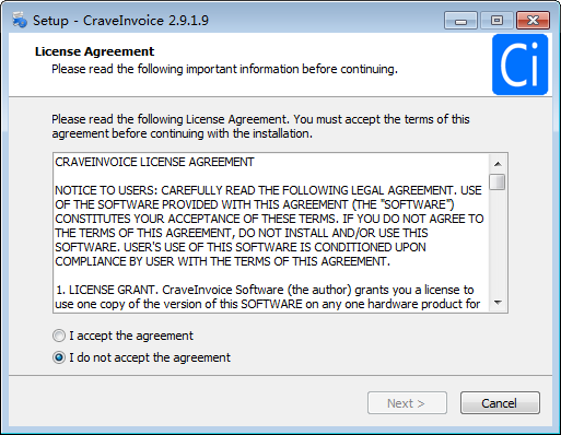 CraveInvoice(发票管理软件) v2.9.2.0免费版(1)