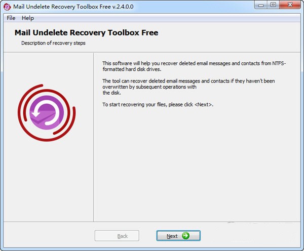 Mail Undelete Recovery Toolbox Free