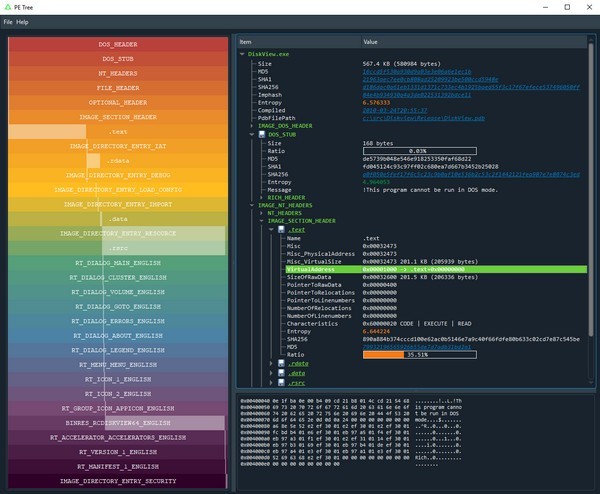 PE Tree(逆向工程工具)下载 v1.0.27官方版  