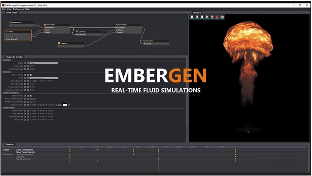 EmberGen(实时流体模拟软件)v0.54 免费版