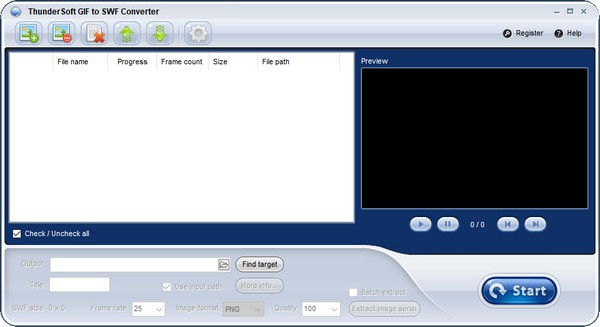 ThunderSoft GIF to SWF Converter下载 v4.2.0.0免费版  