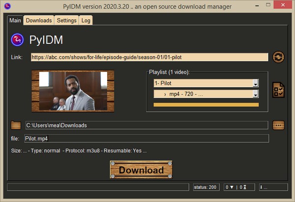 PyIDM(互联网下载管理器) v2020.8.13官方版