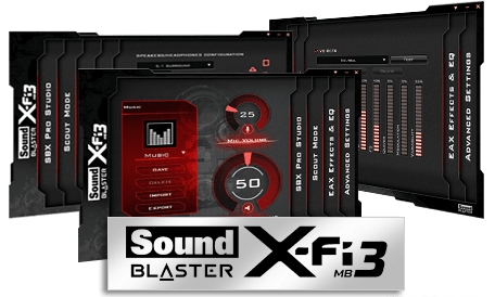 Fi MB3下载-Creative Sound Blaster X-Fi MB3v6.10.1.00.06 静默安装版