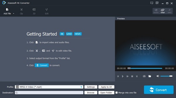 Aiseesoft 4K Converter绿色版下载 v9.2.36免费版  