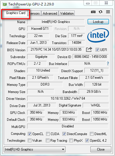 Z最新版-GPU-Z下载 v2.34.0.0官方版  (1)