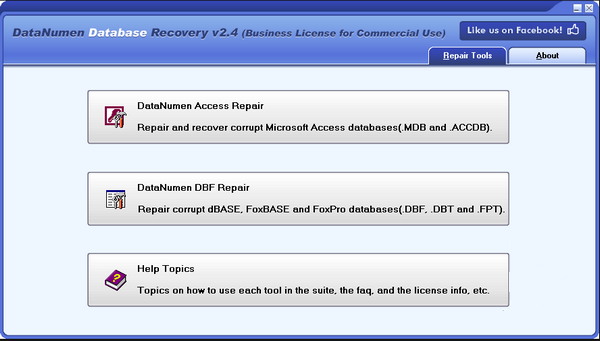 DataNumen Database Recovery(数据库恢复软件)下载 v2.4.0.0官方版  