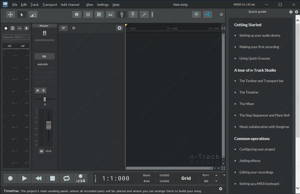 Track Studio Suite-n-Track Studio Suite(多音轨音乐制作工具)下载 v9.1.2.3706官方版  (1)