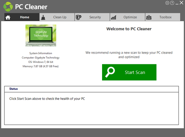 PC Cleaner(电脑垃圾清理软件)下载 v7.2.0.15官方版  