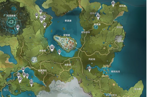 原神白铁块哪里多 原神白铁块分布图(1)