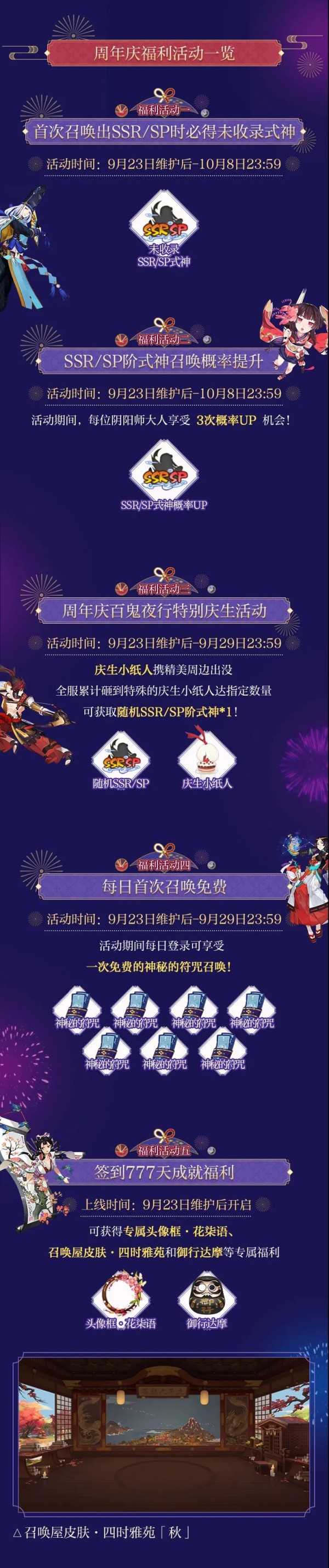 阴阳师周年庆活动内容2020 阴阳师四周年活动汇总(30)