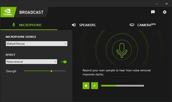 NVIDIA Broadcast(英伟达直播软件)v1.0.0.25 官方版