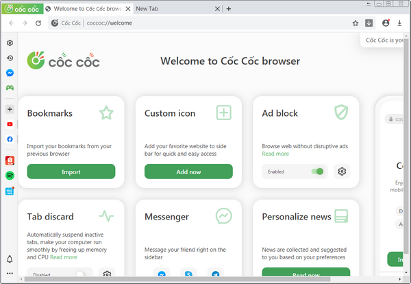 CocCoc浏览器下载 v90.0.148官方版  