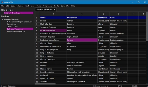 Modern CSV(CSV文件编辑器)下载 v1.3.0官方版  