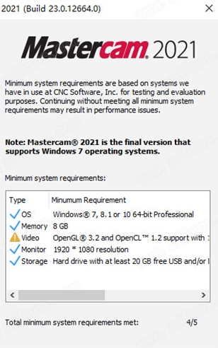 mastercam2021(附补丁)v23.0.12664.0 中文版