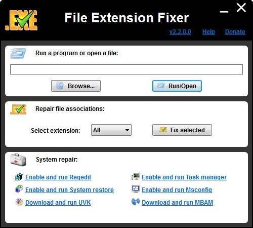 File Extension Fixer(关联文件修复)下载 v2.2.0.0  