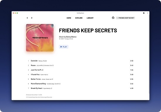 YesPlayMusic(网易云第三方播放器) v2020绿色版