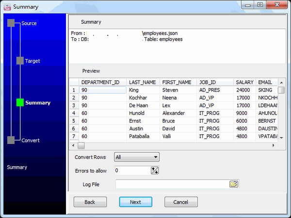 JsonToPostgres(数据转换软件)下载 v2.0官方版  (3)