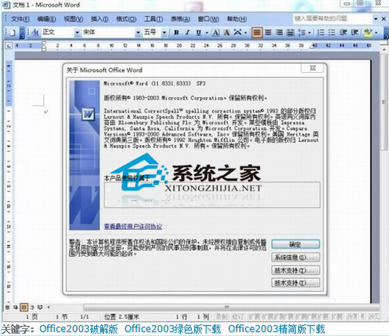 Office2003精简版