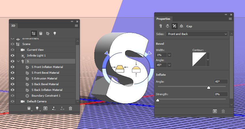ps创建的3d字体怎么更改文本(16)
