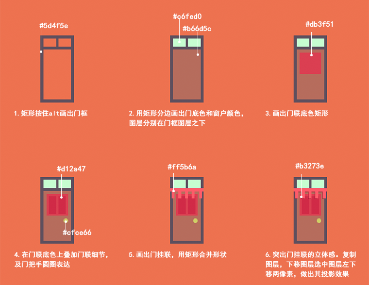 扁平房子用ps怎么画(3)