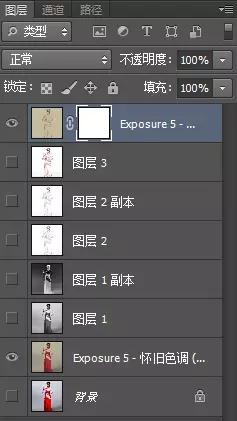 中国风工笔画人像效果ps(11)