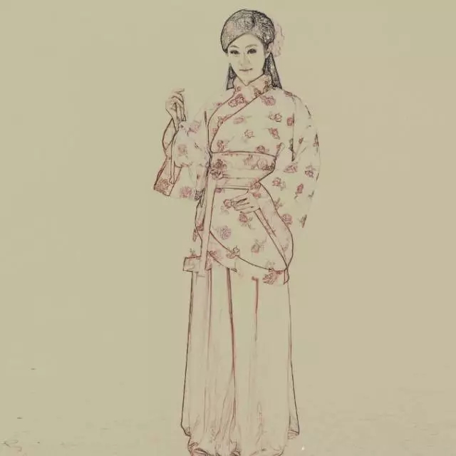 中国风工笔画人像效果ps(9)