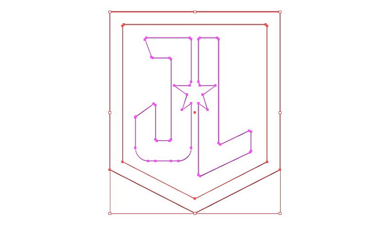 怎么使用AI创建正义联盟LOGO(34)