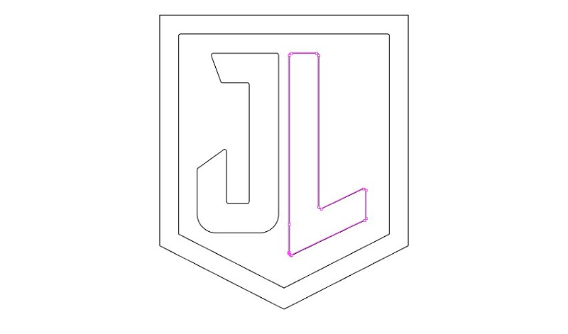 怎么使用AI创建正义联盟LOGO(24)