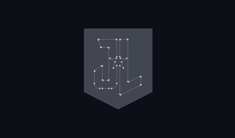 怎么使用AI创建正义联盟LOGO(42)