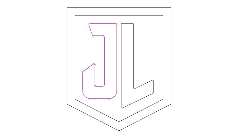 怎么使用AI创建正义联盟LOGO(26)