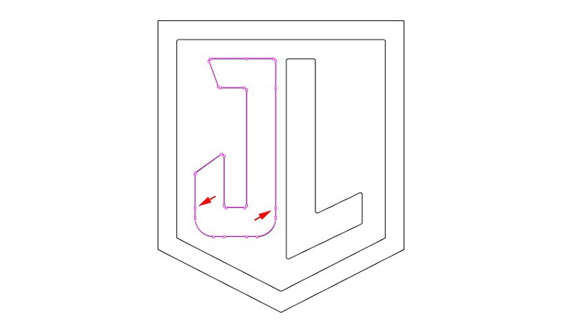 怎么使用AI创建正义联盟LOGO(25)