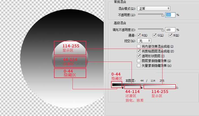 ps 混合颜色带效果图(2)