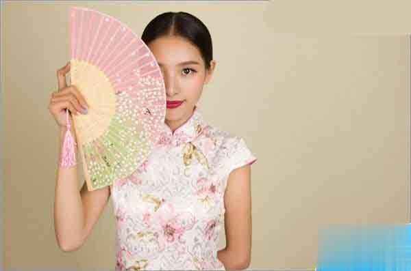 人像中国风工笔画照片ps