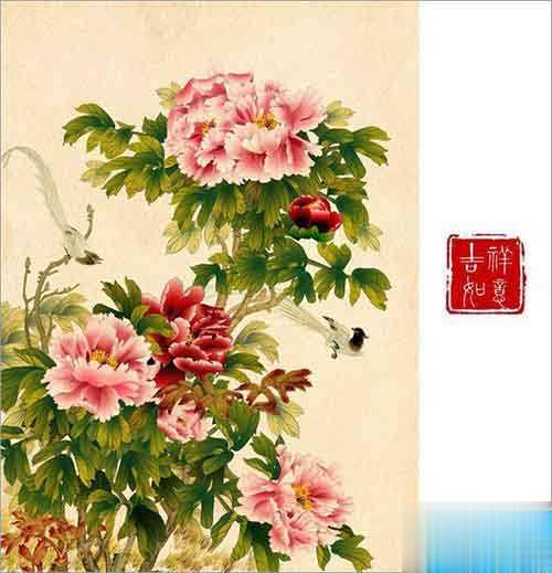 人像中国风工笔画照片ps(8)