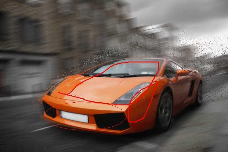 PS制作炫酷火焰跑车特效(23)