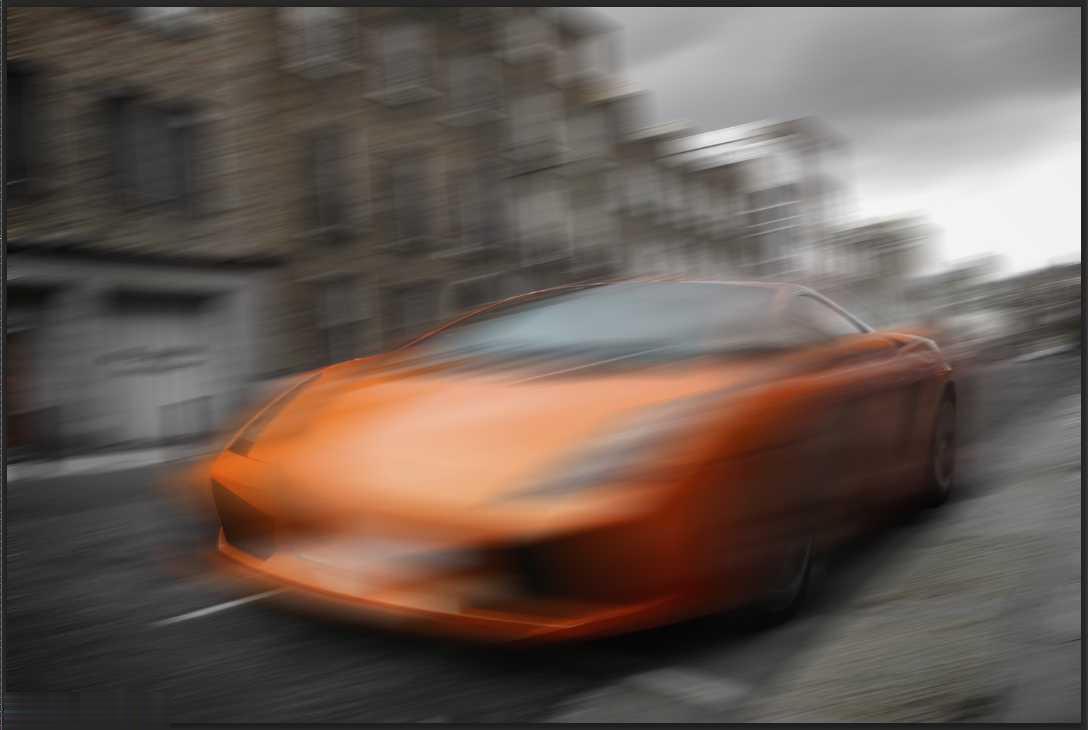 PS制作炫酷火焰跑车特效(18)