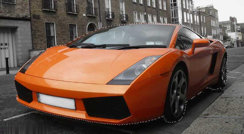 PS制作炫酷火焰跑车特效