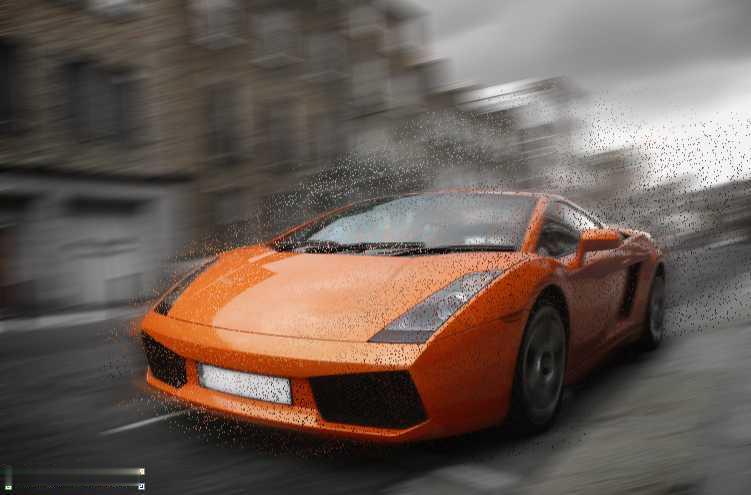 PS制作炫酷火焰跑车特效(22)