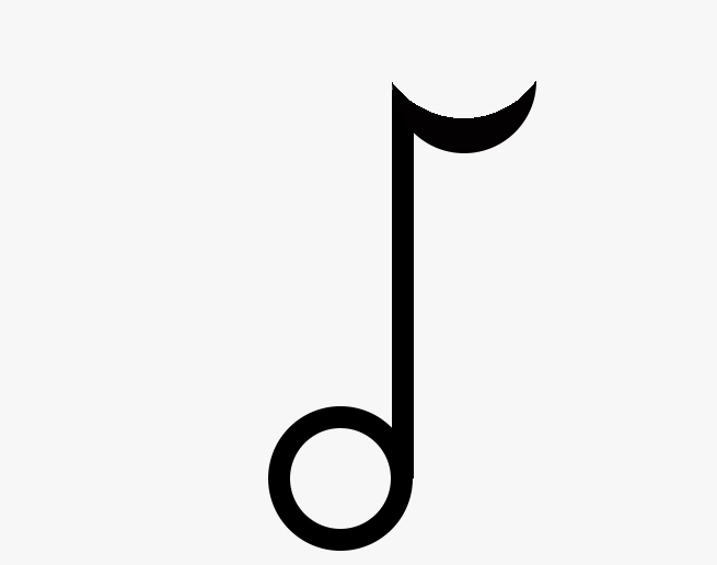 PS如何绘制简洁的音符(6)