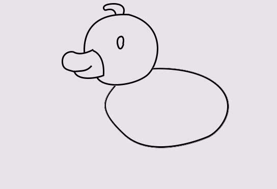 ps如何画小鸭子简笔画(4)