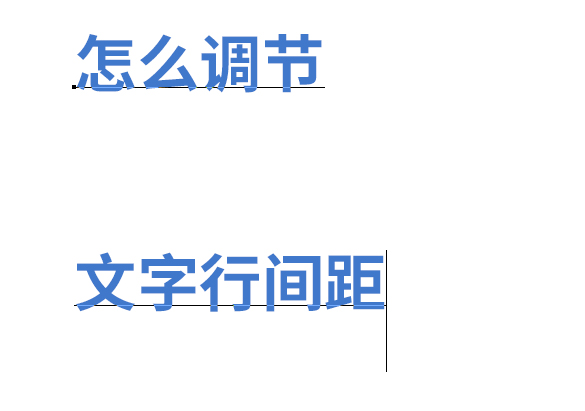 ps中文字怎么调整行间距