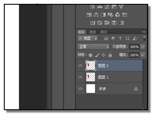 ps用画笔怎么画蝴蝶(3)